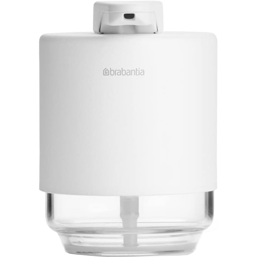 Brabantia - Mindset Soap Dispenser - Non-Drip Pump Mechanism - Easy To Refill - Removable Holder - Corrosion Resistant Metal & Glass - Stylish Bathroom