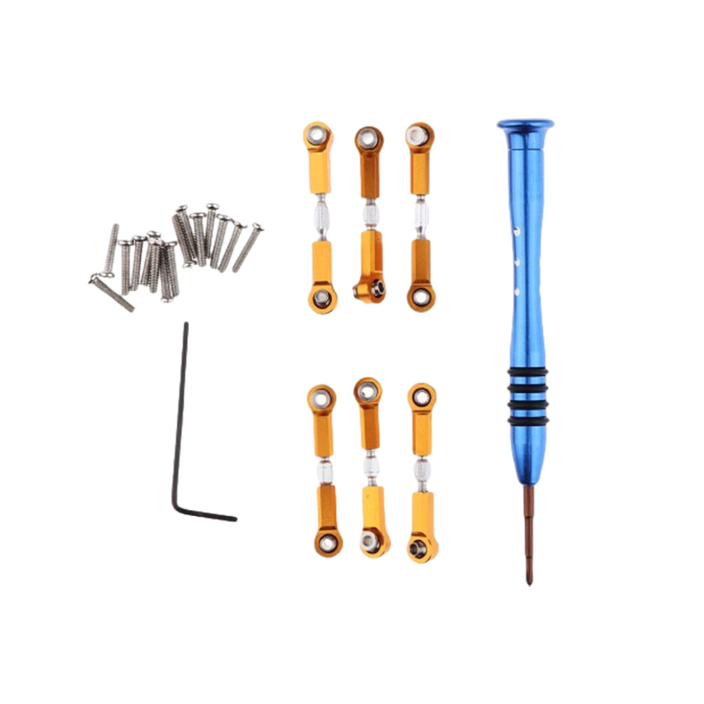 (Golden) Wheelbase Steering Link Rod Set For 1/18 A959 A979 A969 On-Road-image-OPC-PMQ8QWF-NEW