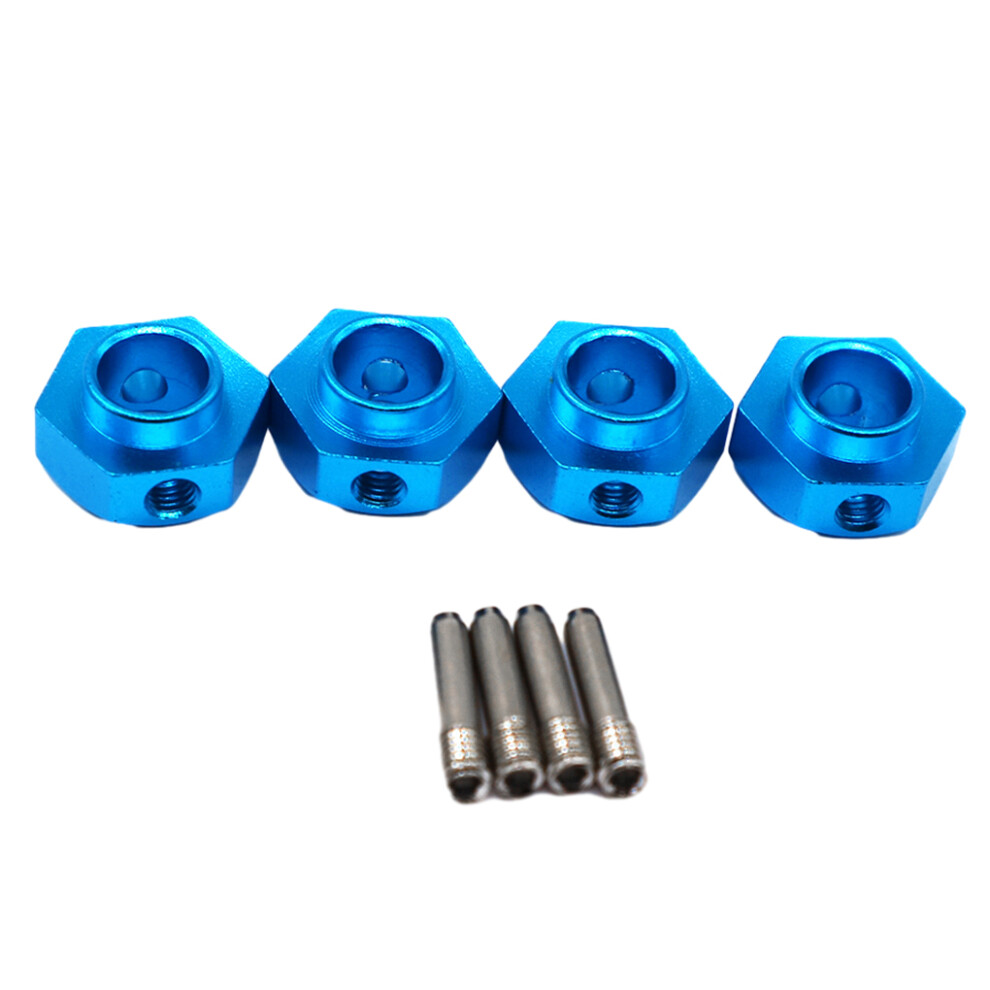 (Blue) RCGOFOLLOW Strong Wheel Hex Mount For 1/10 TRAX-4 Crawler RC Car Part-image-OPC-PMQ8RFC-NEW
