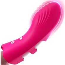 Finger Vibrator Sex Toys for Couples, Nipple Clitoral Precise Stimulator & Insertable G-spot Anal Bullet Vibabrator Adult Toys