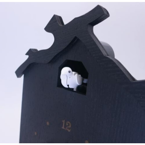 Cuckoo Clock Modern Wall Clock With Bird Shaped House Minimalist Quartz Movement 2