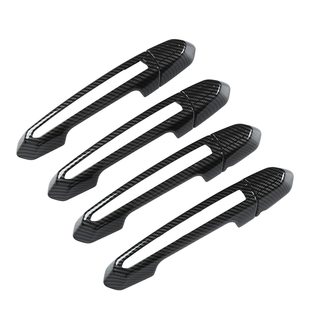 8Pcs Carbon Fibre Style Door Handle Covers For Cadillac 2013-2020 4621357748771