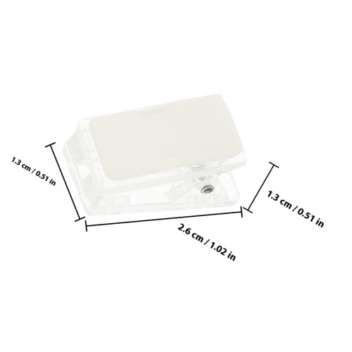 60Pcs Mini Självhäftande Fästen För Id-Kort Plastbrickor 1