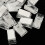 60Pcs Mini Självhäftande Fästen För Id-Kort Plastbrickor 6