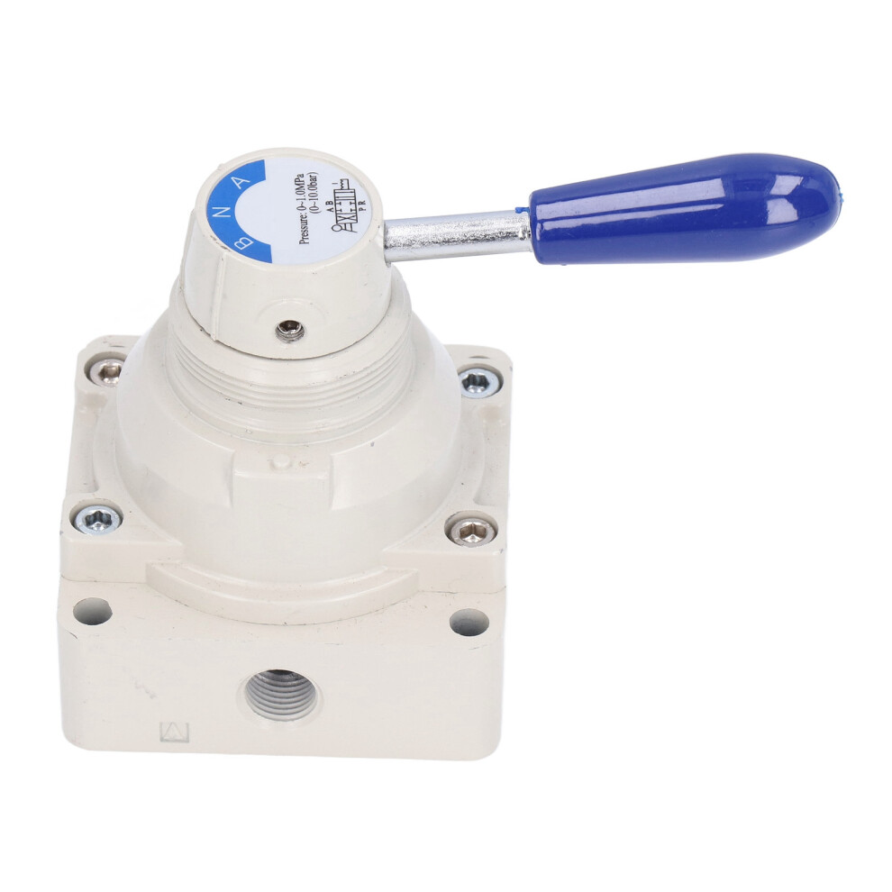 4-Way Pneumatic Flow Control Switch With Rotary Lever 2-Position Air Valve 9321357750815