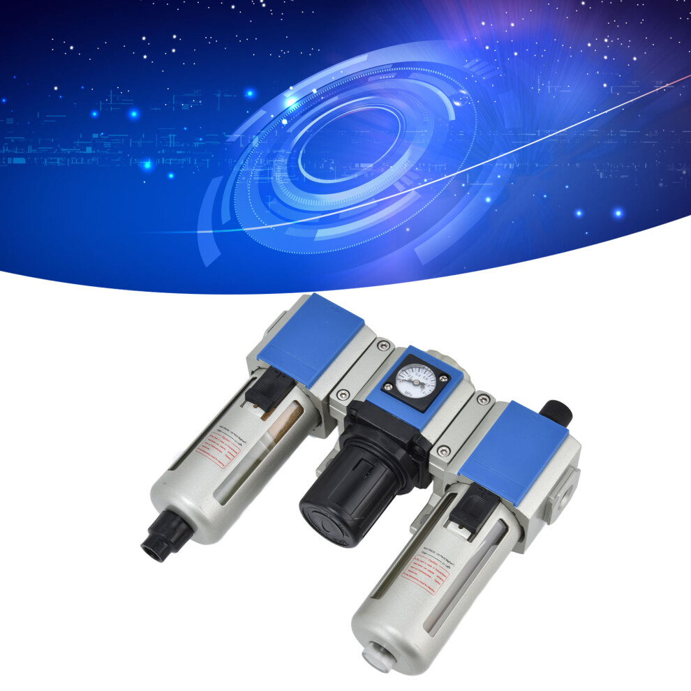 Gc300-10 Air Pressure Regulator Filter Lubricator Oil Water Separator Assembly 8481357750992