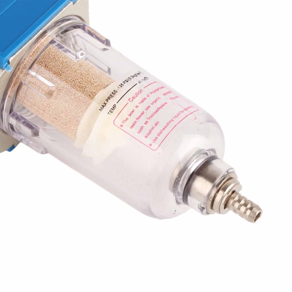 Gf200-08 Air Tool Compressor Filter With Auto And Manual Drainage 8411357751392