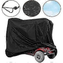 (As show, One size) Waterproof Electric Scooter Cover for Mobility Scooters, Dustproof UV-Resistant Protective Cover with Elastic Cord (140x66x91cm)