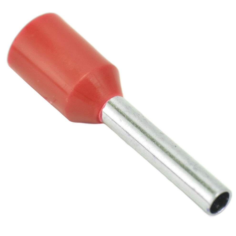 1000Pcs 16 Awg Red Insulated Ferrule Electrical Pin Crimp Terminals Pack 6901357752243