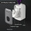 Automatic Wall-Mounted Toothpaste Dispenser, Vacuum, Detachable, Gray 5