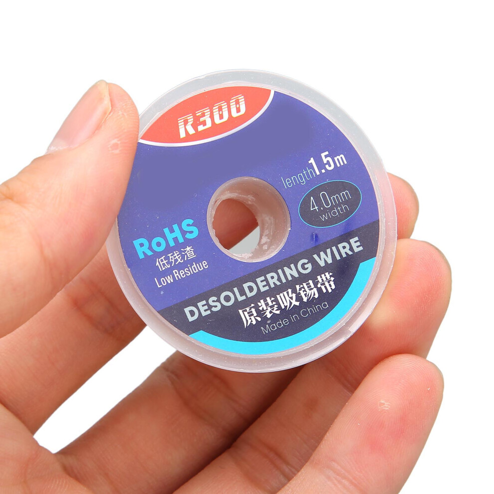Efficient 1.5M Desoldering Wire Copper Wick For Pcb Board Solder Removal 4631357752937