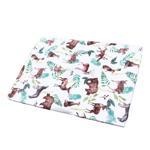 Drap de couffin élastique doux et respirant coussin ovale