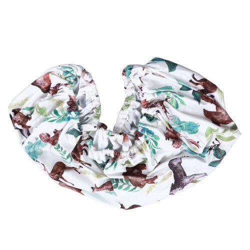 Drap de couffin élastique doux et respirant coussin ovale 2