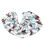 Drap de couffin élastique doux et respirant coussin ovale 14