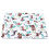 Drap de couffin élastique doux et respirant coussin ovale 2