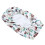 Drap de couffin élastique doux et respirant coussin ovale 6