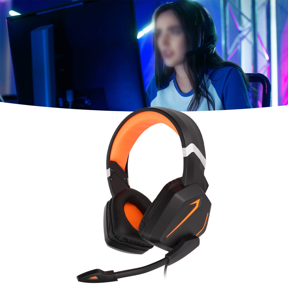 Surround Sound Gaming Headset W/ Mic & Memory Foam For Pc/Xbox 9331357754379