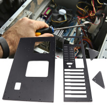 Offener Chassis-Motherboard-Gehäuse für ATX/M-ATX/ITX Schwarz 305x245mm