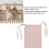 Sac suspendu rose pour lit à grille simple, grande capacité 10