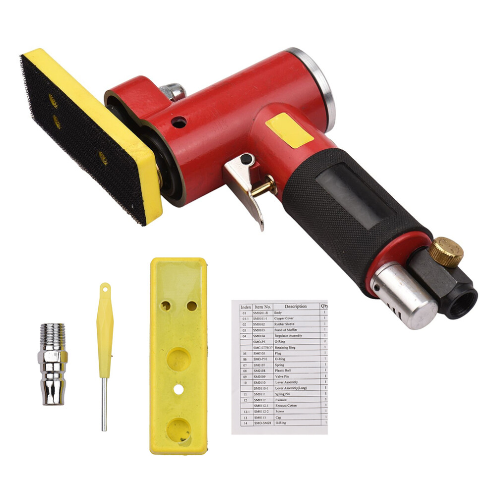 Durable Aluminum Alloy Air Sander With Non-Slip Handle - Kp-6902 Kp-6903 8441357755465