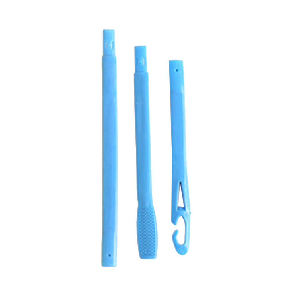 Spiral Curling Kit 55cm/21.7in 12pcs No Heat DIY Plastic Hair Rollers