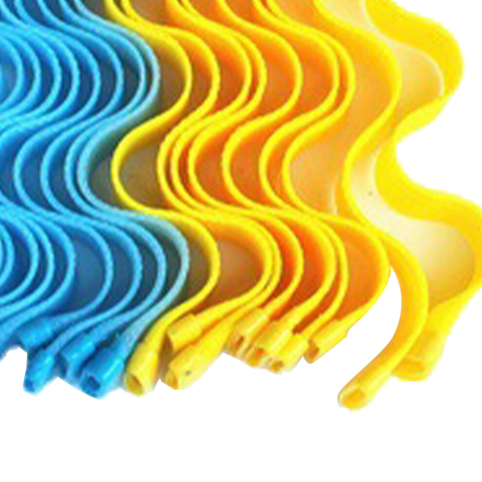Spiral Curls Styling Kit 18pcs 30cm Plastic Hair Rollers for Women & Girls