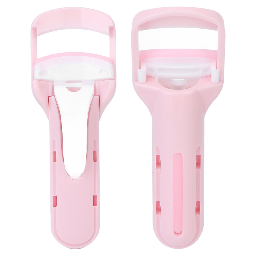Pink Home & Salon Eyelash Curler Portable & Ergonomic Press Design Tool