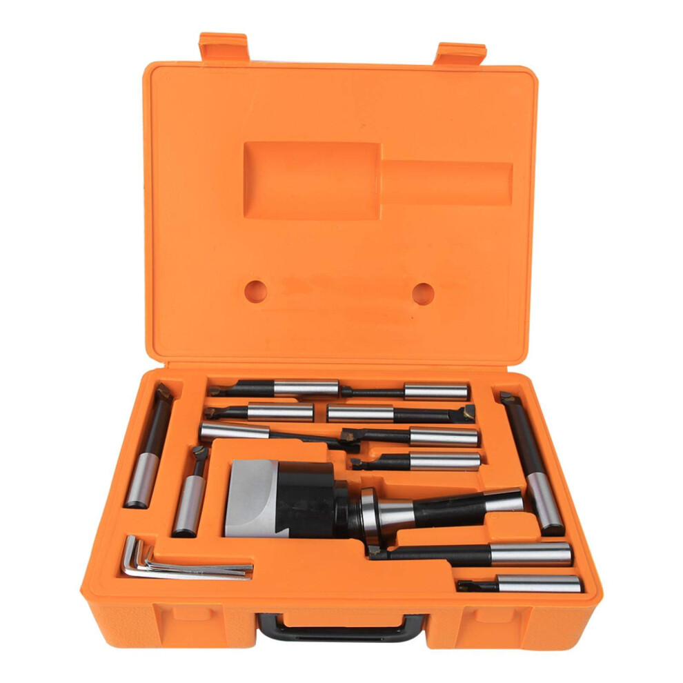 Boring Head Set 40CR Imperial CNC Milling Kit With F1-3/4 In Boring Head, R8-1-1/2-18 (7/16) Bar And 3/4 In Cutter Set-image-OPC-PMQ9DTV-NEW