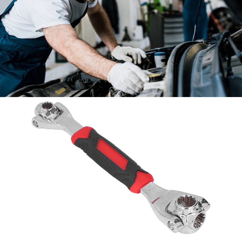8-In-1 Alloy Steel Socket Wrench With Anti-Slip Handle, 14-19Mm 3791357757859
