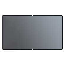 Projector Screen Foldable 16:9 Anti-Light Anti-Crease 4K HD, 60-130 Inch Portable Home Theater Cloth