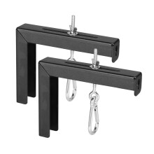 Wall And Ceiling Projector Screen Brackets 6-Inch Extendable Arms With Hooks Easy Installation Holds Up To 80 Lbs