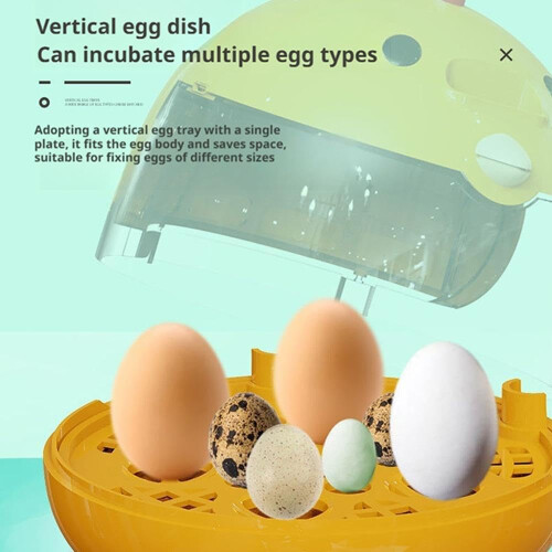 Eggs Incubator Hatcher Machine Automatic Smart Control, Clear Window Poultry Incubator For Chicken, Quail, Pigeon Eggs 1