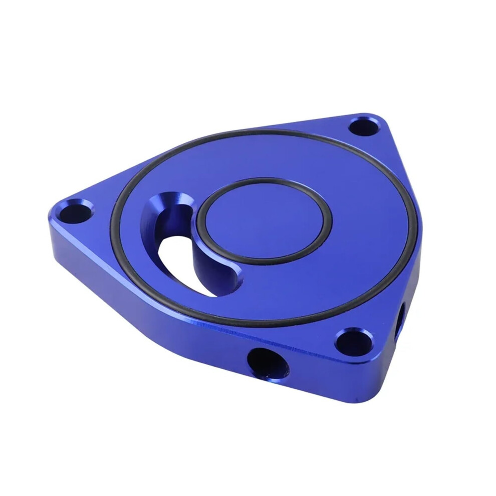 Blow Off Valve Billet Aluminum Plate Spacer For Honda Fit 2015-2021 And Civic 1.5T Coupe Blue 9354506673475