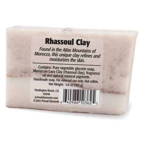Jabón Primal Elements Rhassoul Clay en Envoltura Retráctil 1