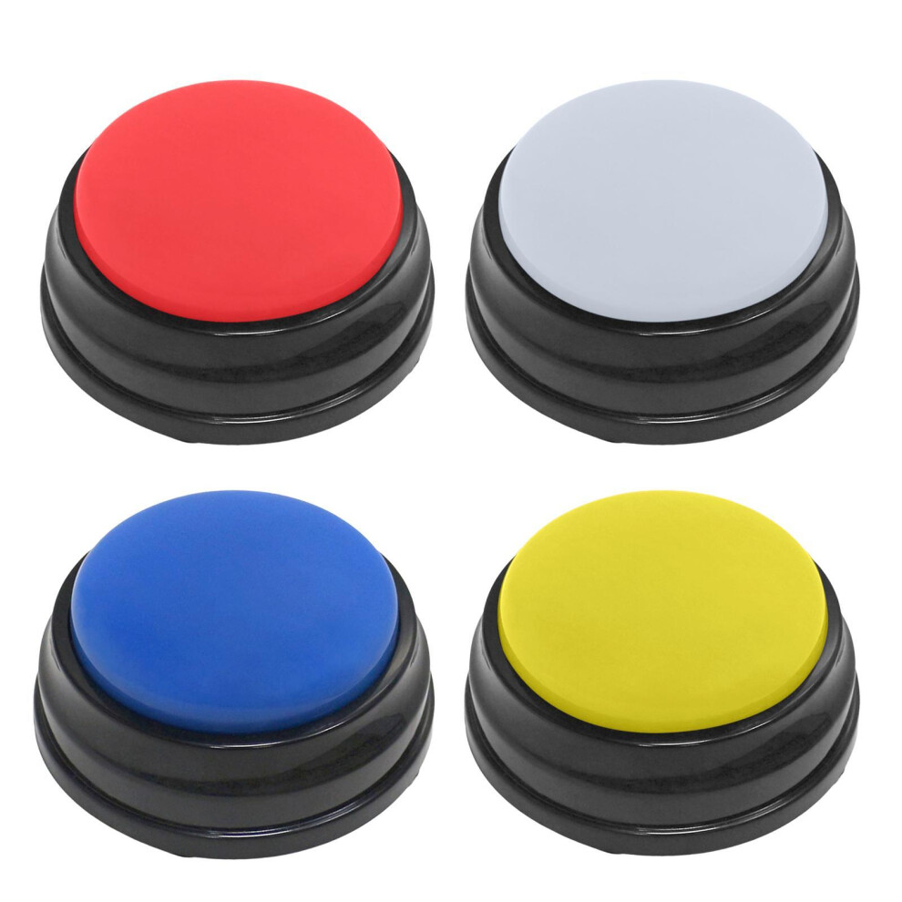 (Type 3) Convenient 4Pcs Recordable Talking Buttons Communication Recording-image-OPC-PMQ9M6T-NEW