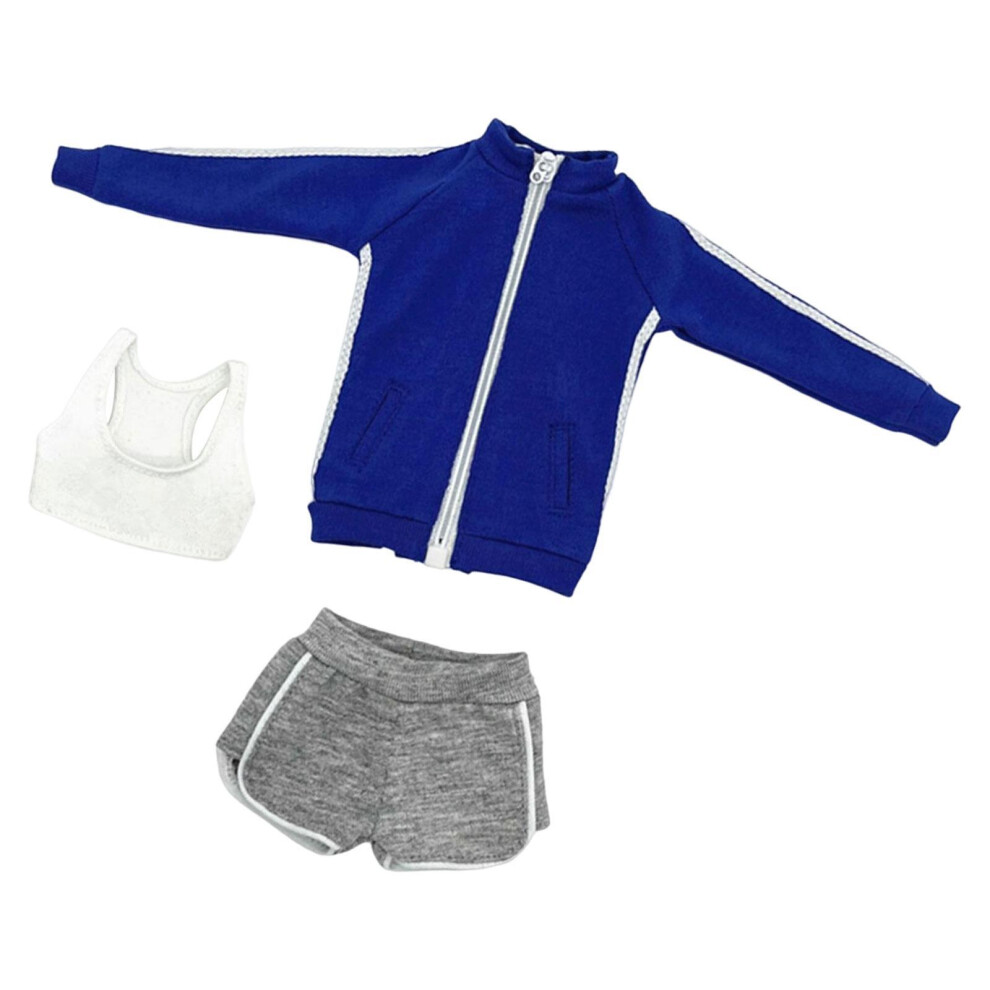 (Blue) Chic 1/6 Scale Female Dolls Clothes for 12 inch Soldiers Figures Dress-image-OPC-PMQ9MGM-NEW