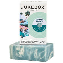 JUKEBOX S?be Himmelbl? Malibu Naturlig Bars?be til Kvinder Koldbehandlingsbades?be uden skadelige ingredienser Skabt til alle hudtyper Neroli Ora