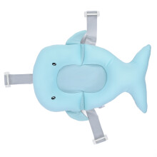 Baby Sink Bath Cushion 0-6M, Blue, 57x36cm, 3-Way Rotation