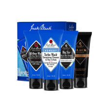 Jack Black Body & Hair Cleanser Collection Set para hombres  Kit variado de gel de baρo para hombre, tamaρo de viaje (paquete de 4)