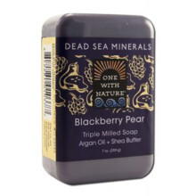 One With Nature Blackberry Pear Dode Zee Minerale Zeep 7 Ounce Bar
