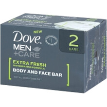 Dove Men Plus Care Extra Fresh Body and Face Bath Bar - 2 ea by Dove