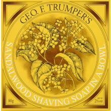 Savon Ă Raser Sandalwood Geo F. Trumper avec Bol en Bois, 80 Grammes