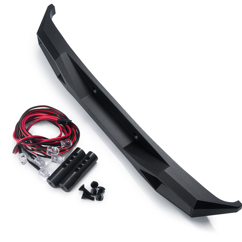 (Black) RCGOFOLLOW 1/6 Aluminum Alloy Durable Front Bumper RC Upgrade Part Rc-image-OPC-PMQ9QWH-NEW