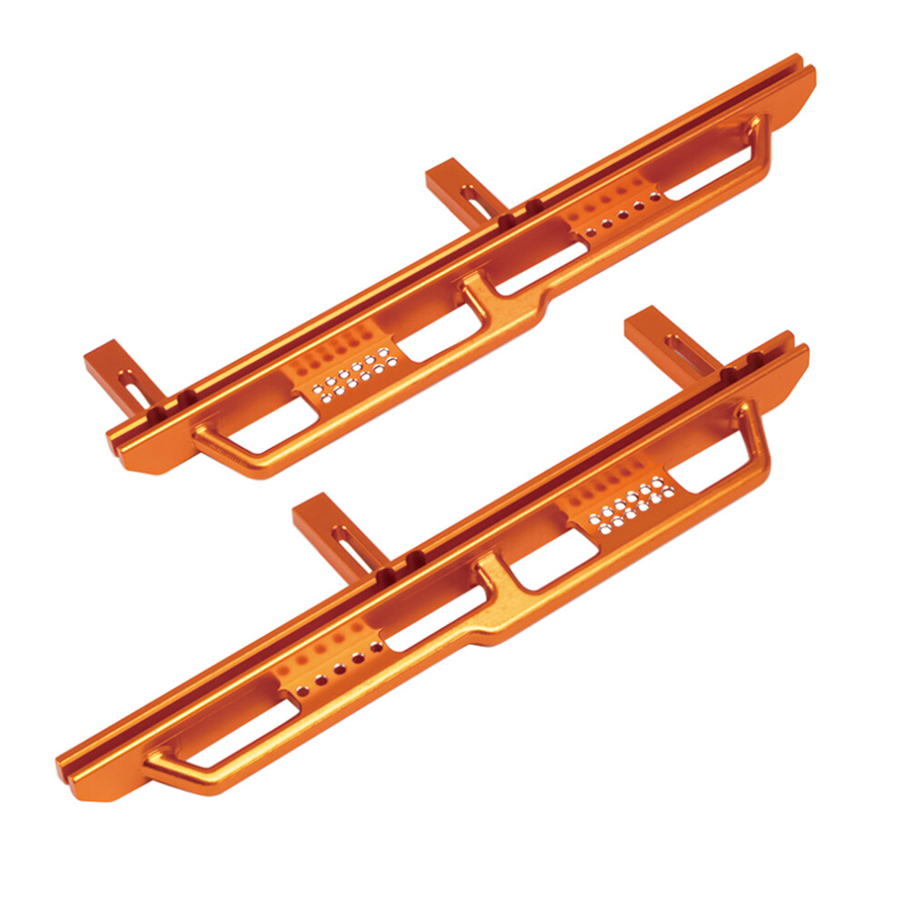 (Orange) Aluminum Alloy 1/6 Side Collision Pedals For Axial Scx6 RC Car Part RC-image-OPC-PMQ9R7Z-NEW