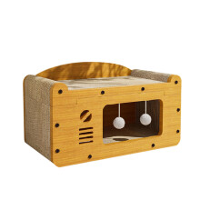 Cat Scratching Post For Indoor Cats, Cozy Bed For Cats, Kitten Toy Included, Durable Cat Furniture
