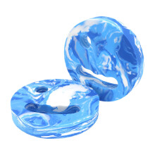 Pool Floats Aqua Training Discs Aquatic Floating Fitness Equipment With Handrail Holes Blue For Beginners Kids Teens