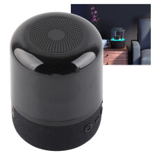 Altavoz de vidrio colorido 8 W 1200 mAh 112 x 83 mm negro