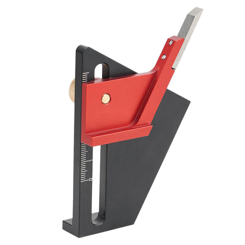 Depth Gauge For Woodworking 0-58 Mm Height Adjuster, Metric Precision Guide, Anodized Ruler For Table Saw, Drill Press 9067246497231