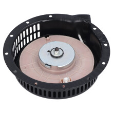 Generador 186F con arrancador por tirón, Hierro negro 213mm HCD
