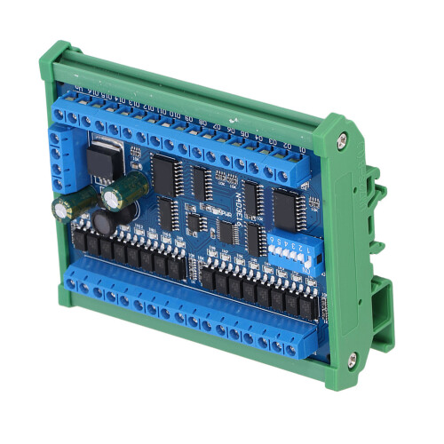 N4D3E16 16 canali RS485 PLC IO Modulo 6.5-30V verde 2